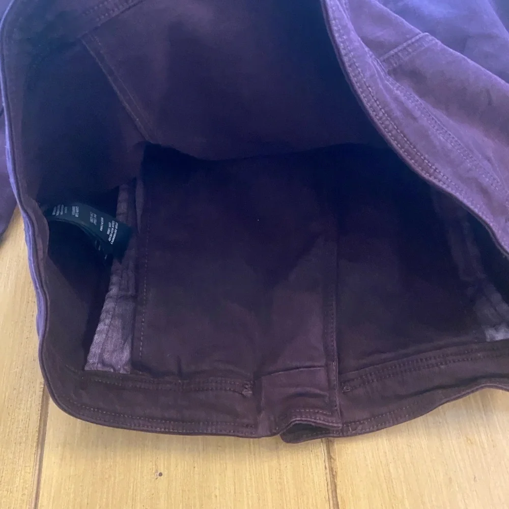 Liverpool Women’s Purple Denim Jean Jacket Size S great condition